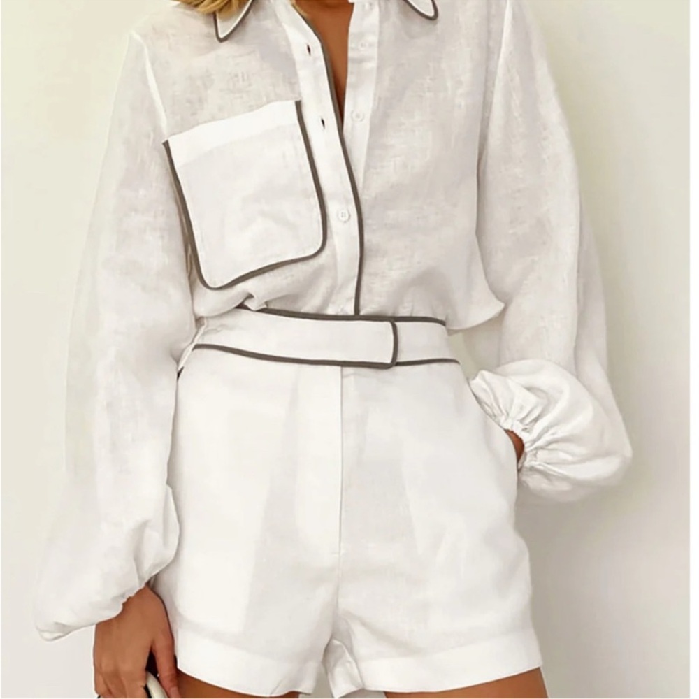 COMMENSE blouse with shorts (set)